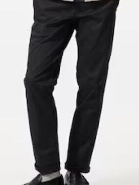 Uniglo Mens Slim Fit Chino Pants Black 36x34 NWT